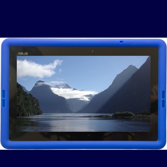 Bobj Rugged Case for ASUS Transformer Book T100,Kid Friendly (Batfish Blue) - Picture 4 of 6